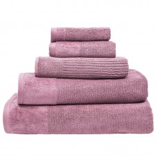 Dusk Costa Cotton Bathroom Towels by Bambury